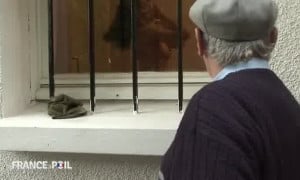 Candice Marchal - Horny old pervert fucks young French brunette