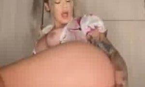 Cintia Cossio Masturbate with Dildo Moaning Extreme Orgasm