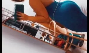 Harmony Doughty! show body sexxy on mirror