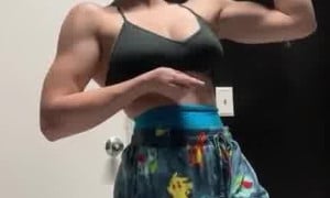 nami mommy  porn - Bouncing big boobs in bath