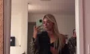 Katie Sigmond in bedroom...