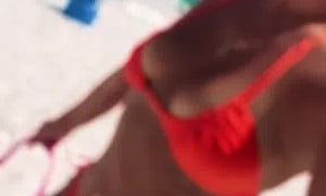 Thedestinymac Bikini Show Big Tis At Beach