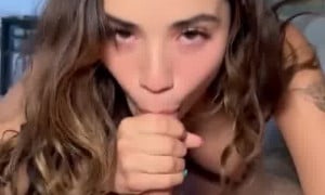 Jameliz sex tape - Blowjob with her BF so hot!!!