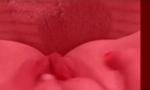 WOMAN ART IN RED LIGHTS