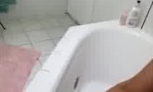 UtahJaz fucking orgasm with BF in the bath - hot video