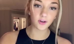 Breckie Hill Naked BOOBS on Livestream From 