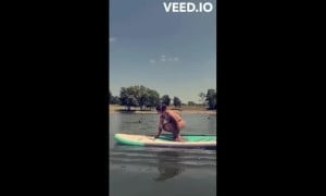Abby Berner Show Big Tits on Boat - hot video
