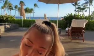 TheRealBrittfit Hot blowjob with big cock in public