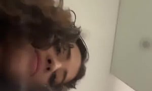 Malu Trevejo Sexy on bedroom