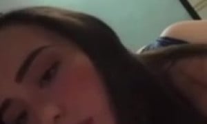 Escarleth Palacios/ show Big Ass on bed
