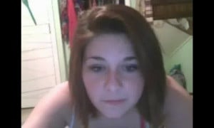 Cute Omegle Teen Strip And Masturbate