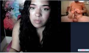 Chubby Latina with big body and shaved cunt