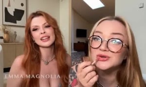 Elly Clutch - Threesome Sextape With Emma Magnolia Video