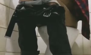 Cute guy plopping