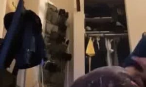 Teen girl face fart
