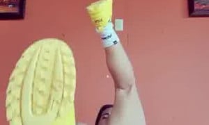 Anabella Galeano Youtuber Workout Nude Video 