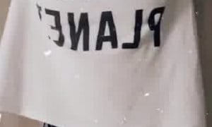 Melwood Nude Teasing in Black Thong Porn Video