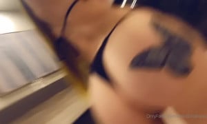 Bhad Bhabie Sunbathing Tiny Bikini  Set 