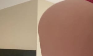 STPeach Red Booty Shorts Tease Fansly Video