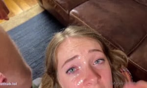 RedheadWinter BJ with double big cock - New pornset