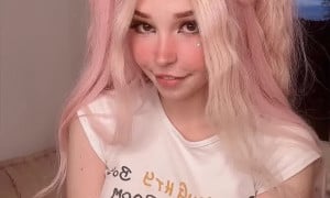 Belle Delphine Naughty Wet T-Shirt  Video 