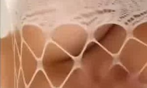 Anastasia Kvitko Sheer Mesh Teddy  Video 