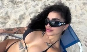 Bianca Censori sexy on beach So hot...