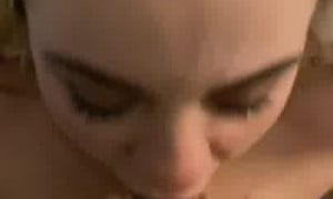 kitty Giving a Frilly Blowjob On   Porn Video