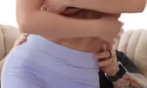 Abby Opel Leggings Lap Dance Video