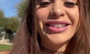 Allison Parker Outdoor Deepthroat Blowjob  Video