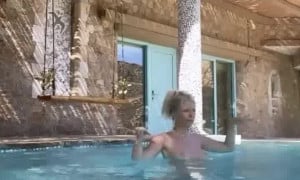 Lottie Moss - Nude show in the pool