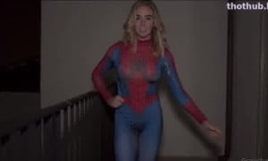 Grace Charis spider girl - Nude show with erotic body...