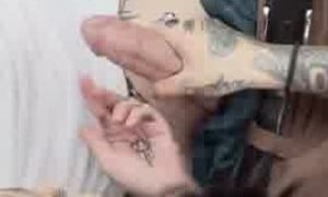 Taylor White blowjob with big cock so hot...
