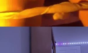 Horny teen plays with pussy