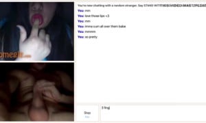 Omegle Slut Lips Tease Until Cumshot