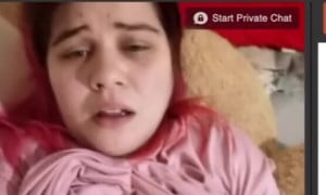 Omegle Horny Slut Fucks Pussy And Begs For My Cum