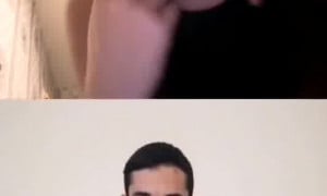 Cute german girl shows her tits
