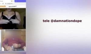omegle boobs & pussy win for cum