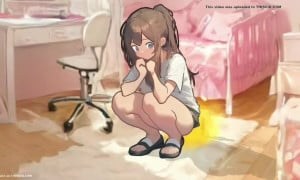 Girl humiliates tiny man with fart
