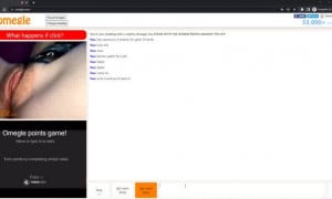 Hot omegle girl fucks herself with hairbrush