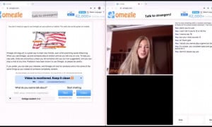 *Omegle* 18yo plays game