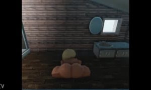 Fatassed Blonde Afro Girl Shows Off | Roblox R34