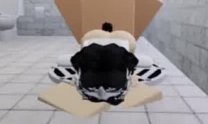 Fucking a cute roblox slut