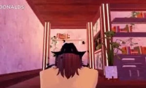 Fucking cowgirl in roblox