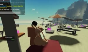 Roblox Condo #2: Sucking a huge cock in the Beach!