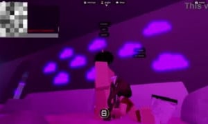 Whore sucks cock first time {Roblox}