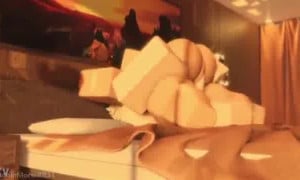 Roblox couple having rough fast sex
