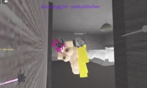 Whore gets fucked (ROBLOX)
