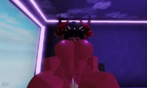 Roblox Demon girl get's railed on bed by a BWC