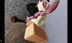 slut gets fucked in cage